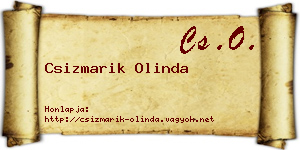 Csizmarik Olinda névjegykártya